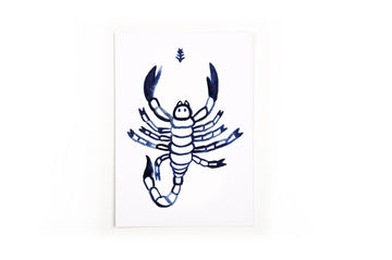 Postcard Zodiac Sign Scorpio