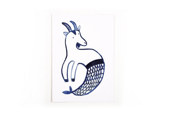 Postcard Zodiac Sign Capricorn